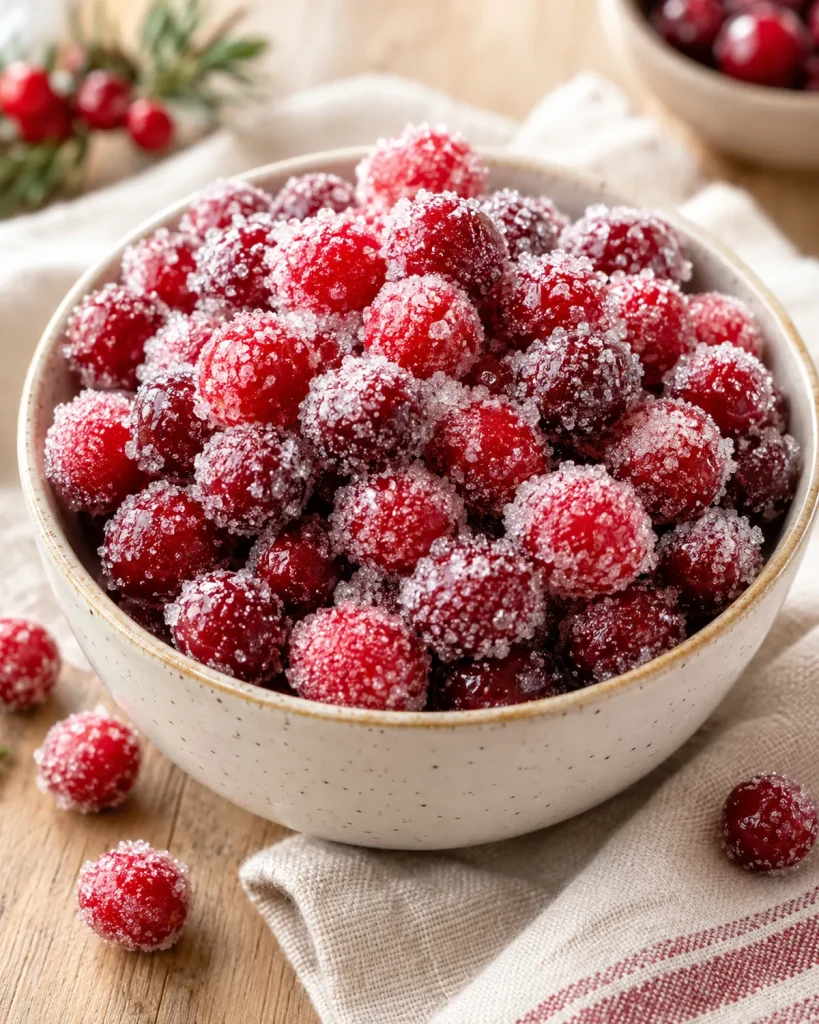 Gluten Free Sugared Cranberries