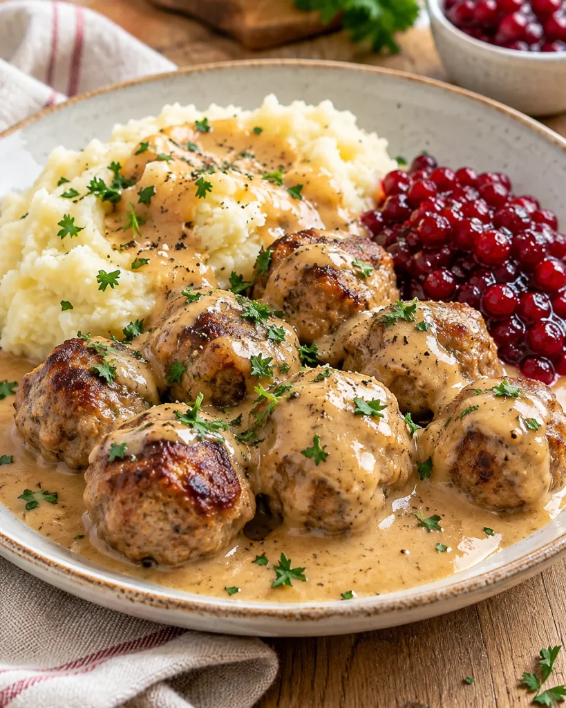 Gluten Free Swedish Meatballs